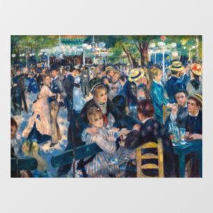 Renoir - Dance at Le Moulin de la Galette Window Cling