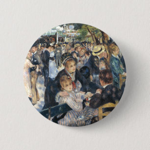 Renoir Dance at Moulin de la Galette Vintage 6 Cm Round Badge