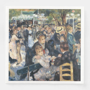 Renoir Dance at Moulin de la Galette Vintage Napkin