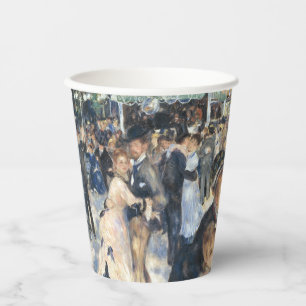 Renoir Dance at Moulin de la Galette Vintage Paper Cups