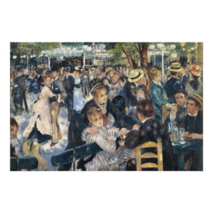 Renoir Dance at Moulin de la Galette Vintage Poster