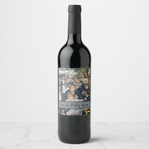 Renoir Dance at Moulin de la Galette Vintage Wine Label