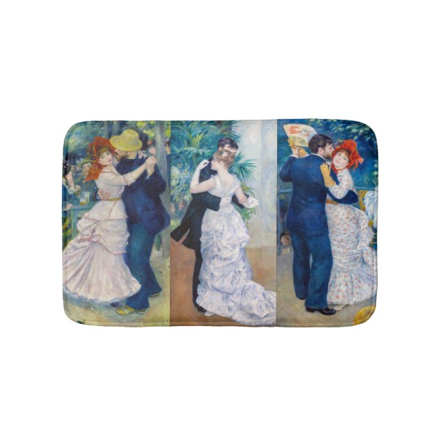 Renoir - Dance serie: Bougival, City & Country Bath Mat (Front)