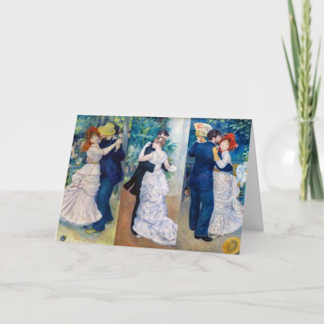 Renoir - Dance serie: Bougival, City & Country Card (Front)