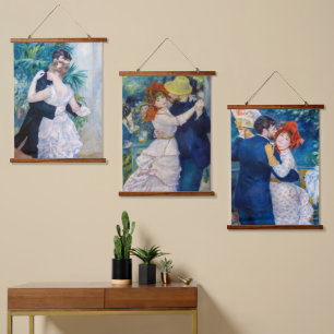 Renoir - Dance serie: Bougival, City & Country Hanging Tapestry