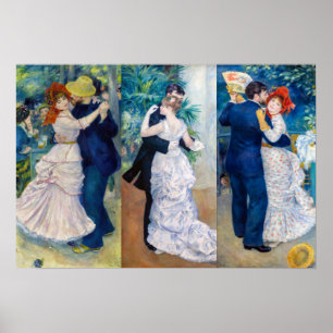 Renoir - Dance serie: Bougival, City & Country Poster