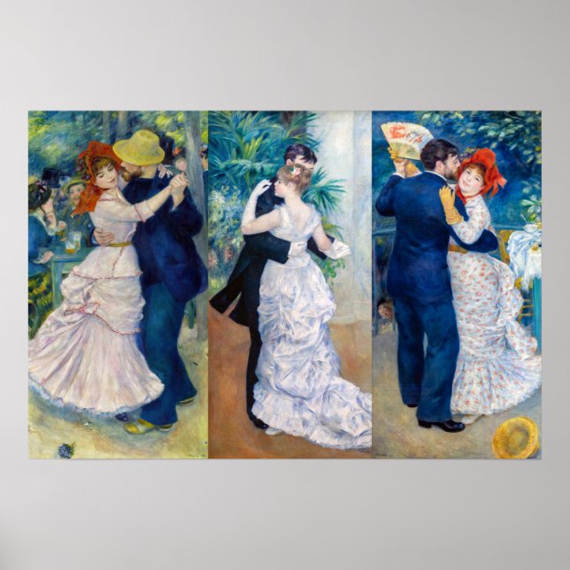 Renoir - Dance serie: Bougival, City & Country Poster (Front)