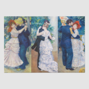 Renoir - Dance serie: Bougival, City & Country Tissue Paper