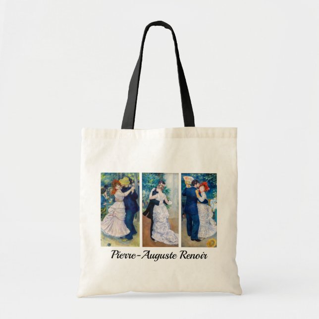 Renoir - Dance serie: Bougival, City & Country Tote Bag (Front)