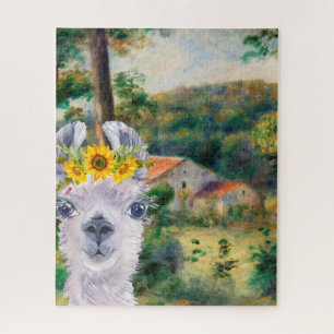 Renoir Environs of Briey and the Fancy Llama  Jigsaw Puzzle