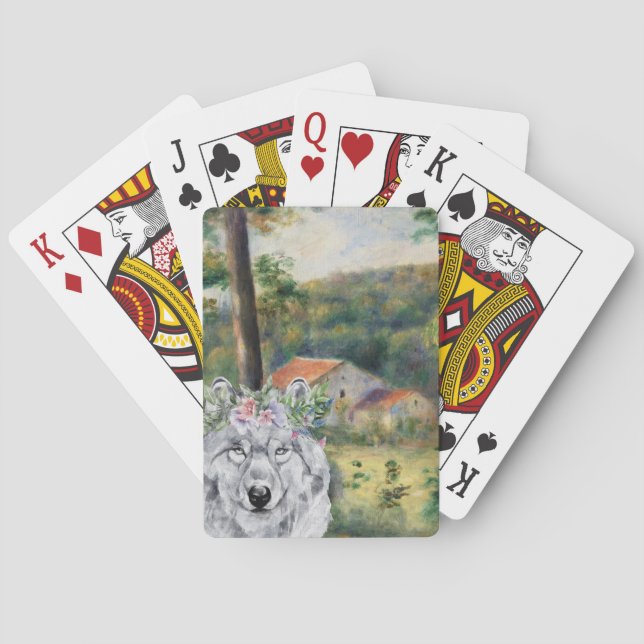 Renoir Environs of Briey and the Fancy Wolf  Playing Cards (Back)