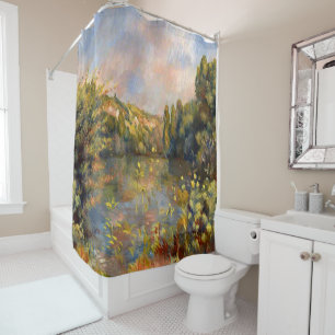 Renoir famous painting, Lakeside Shower Curtain