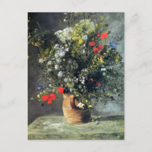 Renoir, Flowers in a Vase post card