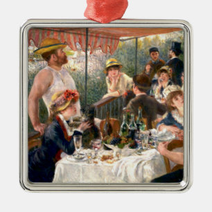 Renoir French Luncheon at the Boating Party Metal Tree Decoration