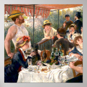 Renoir French Luncheon at the Boating Party Poster