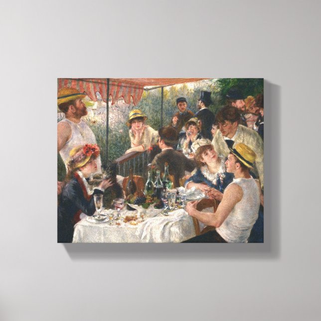 Renoir French Luncheon Boating Party Canvas Print (Front)