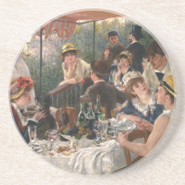 Renoir French Luncheon Boating Party Coaster (Front)