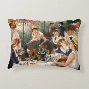 Renoir French Luncheon Boating Party Decorative Cushion