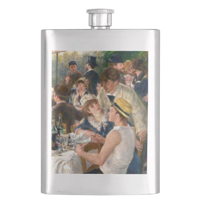 Renoir French Luncheon Boating Party Hip Flask (Front)