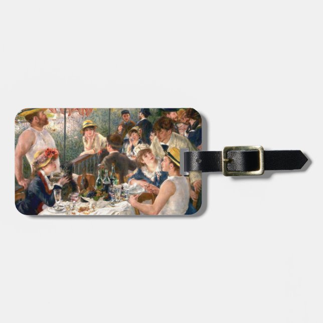 Renoir French Luncheon Boating Party Luggage Tag (Front Horizontal)