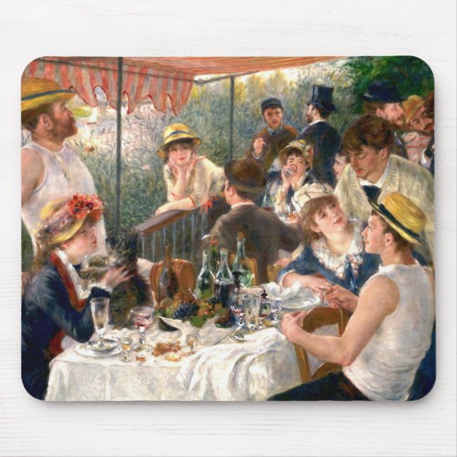 Renoir French Luncheon Boating Party Mouse Mat (Front)
