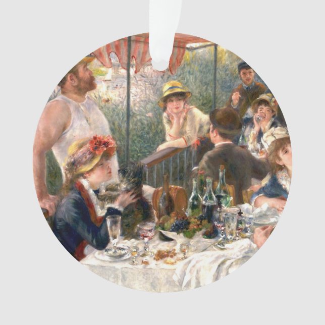 Renoir French Luncheon Boating Party Ornament (Front)