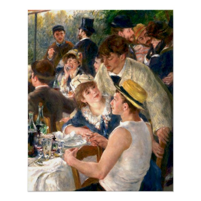 Renoir French Luncheon Boating Party Poster (Front)