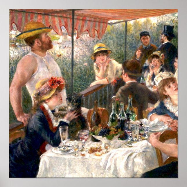 Renoir French Luncheon Boating Party Poster (Front)