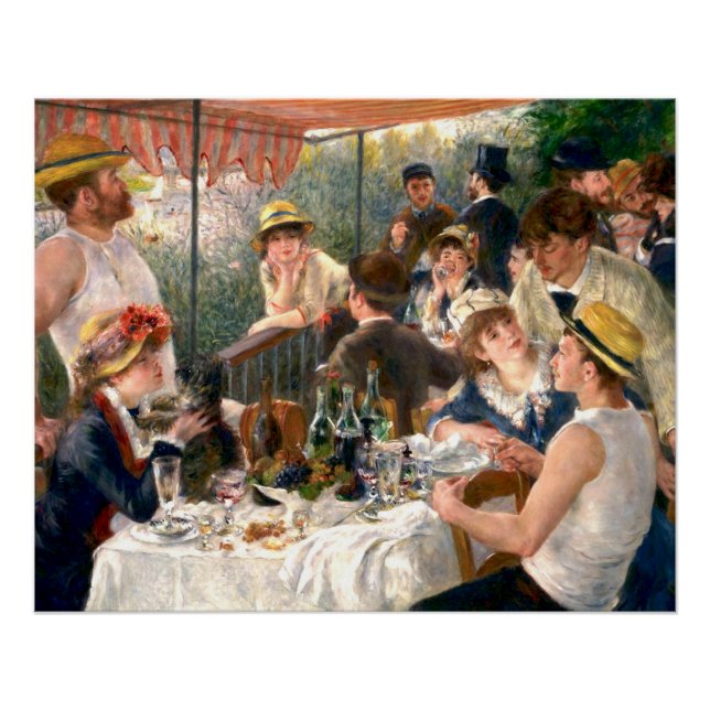 Renoir French Luncheon Boating Party Poster (Front)
