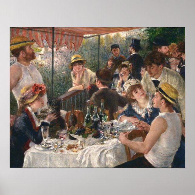 Renoir French Luncheon Boating Party Poster (Front)