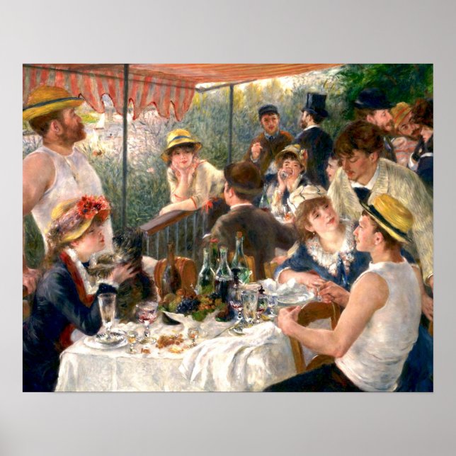 Renoir French Luncheon Boating Party Poster (Front)