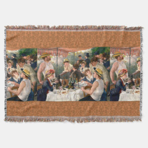 Renoir French Luncheon Boating Party Throw Blanket