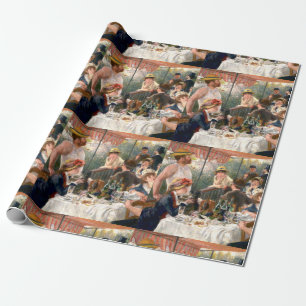Renoir French Luncheon Boating Party Wrapping Paper
