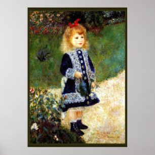Renoir - Girl with a Watering Can Poster