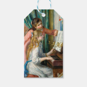 Renoir Girls at the Piano Impressionism Painting Gift Tags