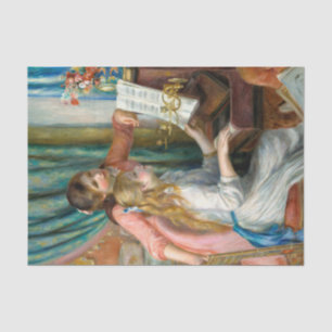 Renoir Girls at the Piano Impressionism Painting Tissue Paper