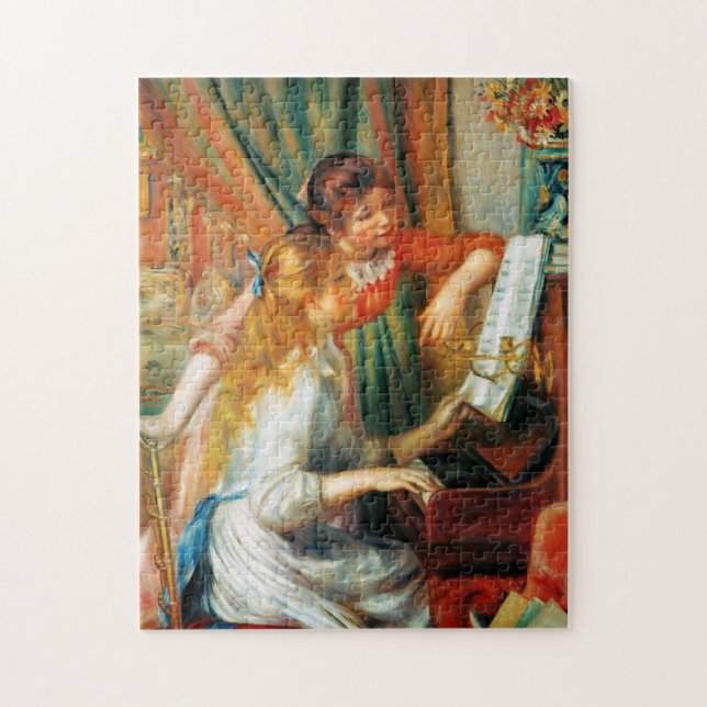 Renoir Girls at the Piano Puzzle (Vertical)