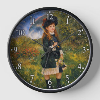 Renoir - Girls with a Parasol Clock