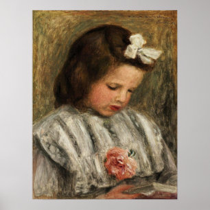 Renoir - Head Of A Girl 1893 Poster