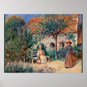 Renoir - In Brittany, famous painting, Poster