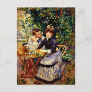 Renoir - In the Garden, beautiful painting Postcard