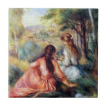 Renoir: In the Meadow Tile<br><div class="desc">Renoir: In the Meadow artwork tile. MY ORIGINAL ARTWORK at Zazzle.com/virginia5050,  BIRTHDAY GIFT STORE at Zazzle.com/BirthdayGiftStore,  FLORIDA GIFT STORE at Zazzle.com/FloridaGiftStore,  RETIREMENT GIFT STORE at Zazzle.com/RetirementGiftStoreand INTERNATIONAL GIFTS at Zazzle.com/InternationalGifts*</div>