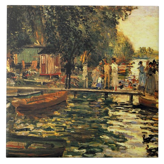 Renoir - La Grenouillere, Tile (Front)