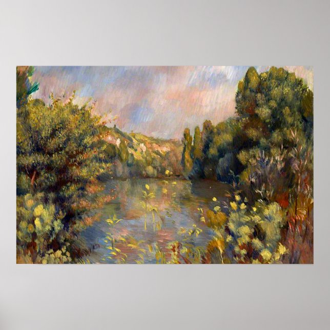 Renoir - Lakeside Landscape Poster (Front)