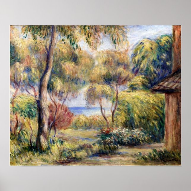 Renoir - Landscape At Cagnes Poster (Front)