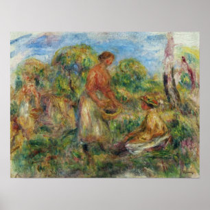 Renoir - Landscape With Women 1918 Poster