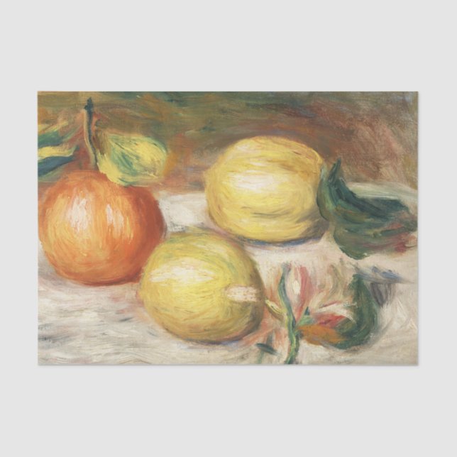  Renoir - Lemons and Orange (Citrons et orange) Tissue Paper (Front)