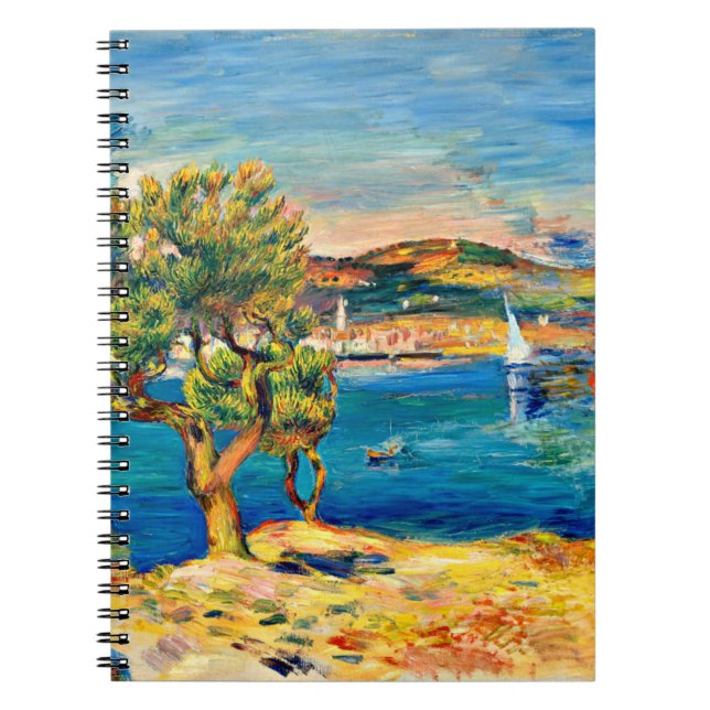 Renoir - L'Estaque, fine art landscape painting  Notebook (Front)