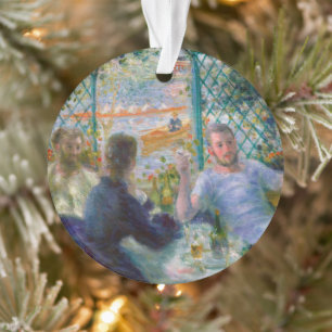 Renoir Lunch at Restaurant Fournaise Rowers Lunch Ornament