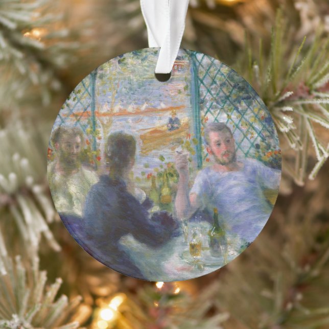 Renoir Lunch at Restaurant Fournaise Rowers Lunch Ornament (Tree)